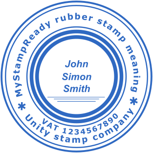 Stamp mockup №2020,Size :38mm