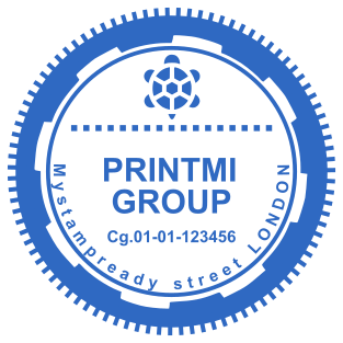 Stamp mockup №2049,Size :38mm
