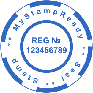 Stamp mockup №2088,Size :38mm