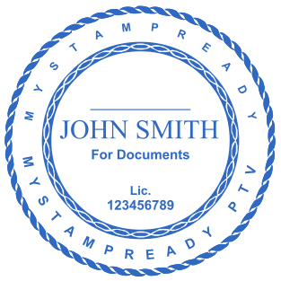 Stamp mockup №2094,Size :40mm