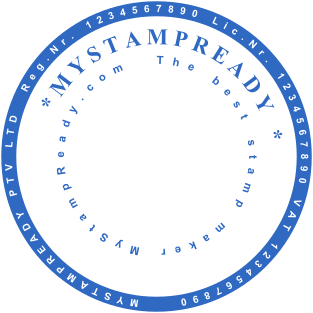 Stamp mockup №2128,Size :38mm