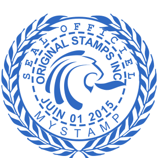 Stamp mockup №2131,Size :38mm