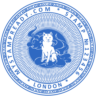 Stamp mockup №2146,Size :40mm