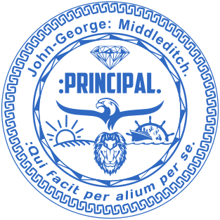 Design a Designer Stamp with Circular Border, Animal Logos, and Custom Text for $2.5