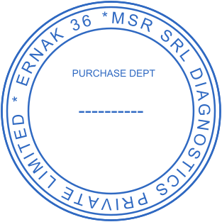 Design a Circular Stamp with Border and Text for Your Business