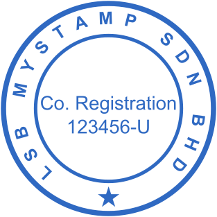 Create an Affordable Indian Circular Stamp with Triple Rings and Star