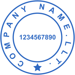 Stamp mockup №2700,Size :38mm